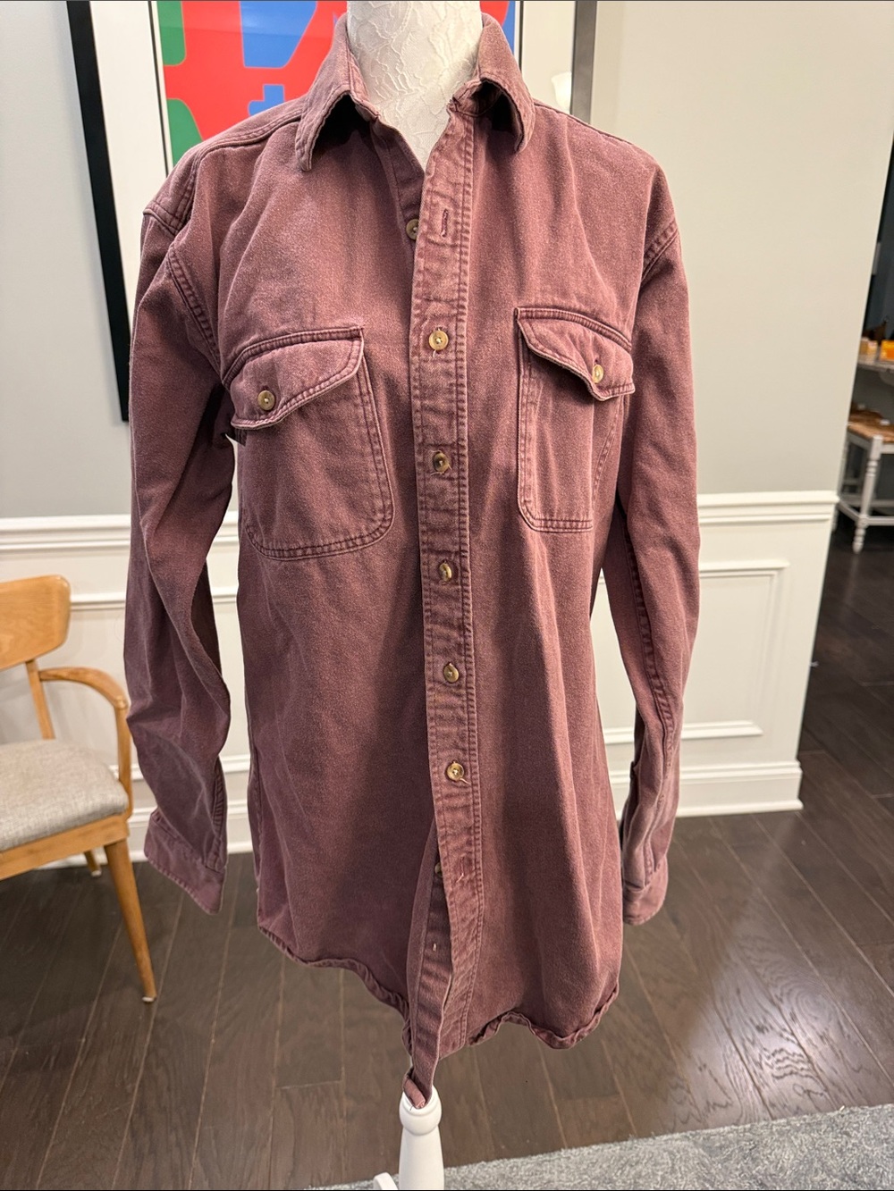Vintage 90s St. John's Bay Dusty Pink Chore Utility Jacket